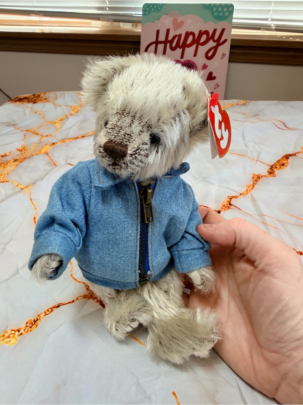 Retired Rhine Ty Bear NWT